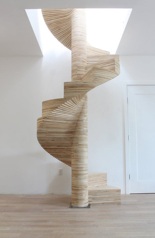 Spirale - Escalier Colimaçon en Bois - DIY